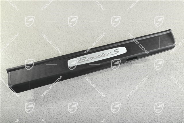 Blende, Einstiegleiste, Boxster, Schwarz, L