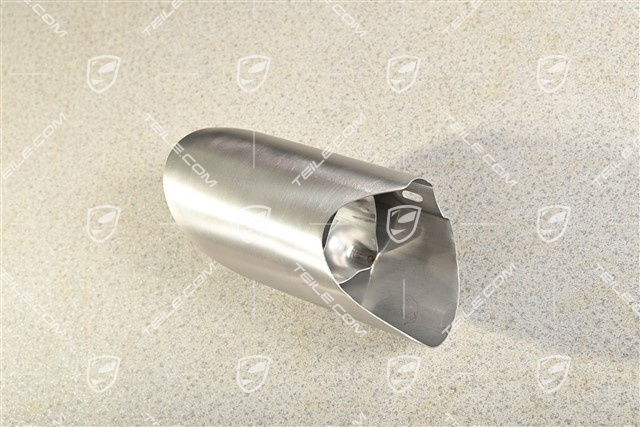 Tailpipe, Panamera Hybrid, silver, R