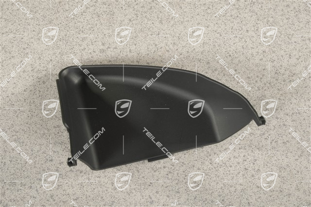 Prowadnica powietrza boczna do zderzaka sport design, Czarna, R