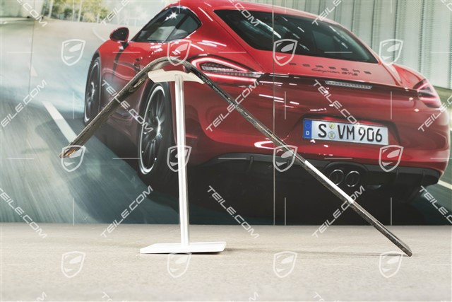 Spring schackle, Rear bumper, Outer, L