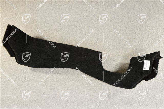 Rückwandverkleidung / Hutablage / Bodenbelag, Schwarz
