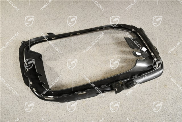 Turbo Sport Design, Front bumper, side ventilation grille, Black matte, L