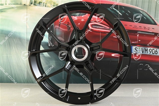 20" GT3 Felge, 9J x 20 ET43, Schwarz Seidenmatt