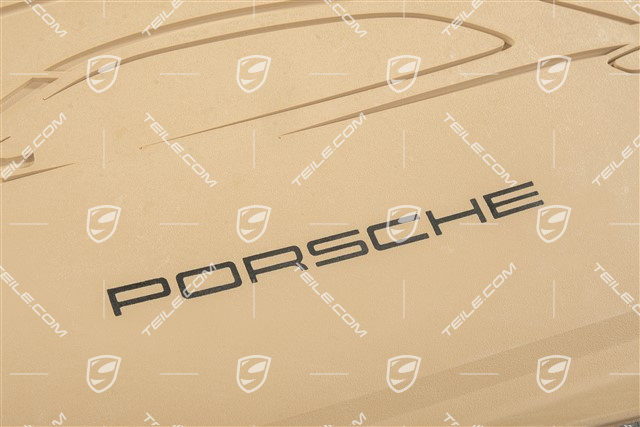 Zestaw dywaników / mat podłogowych, gumowych, 4-ro częściowy, beżowy, wersja angielska/UK