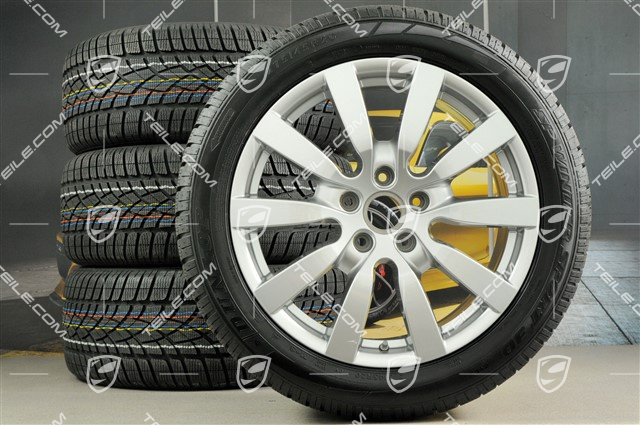 20" koła zimowe, komplet "Cayenne SportDesign II", felgi 9J x 20 ET57 + opony zimowe Dunlop 275/45 R20, bez czujników ciśnienia RDK