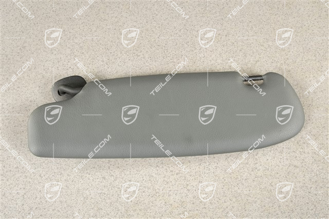 Osłona przeciwsłoneczna, Coupe, skóropodobna, Stone grey, R