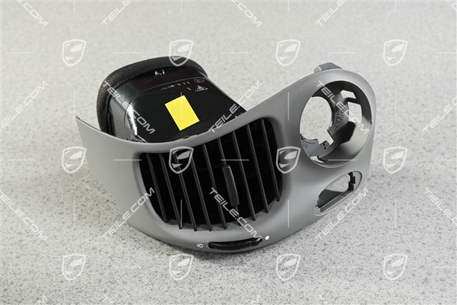 Seitendüse / Defrosterblende, Graffitigrau, L