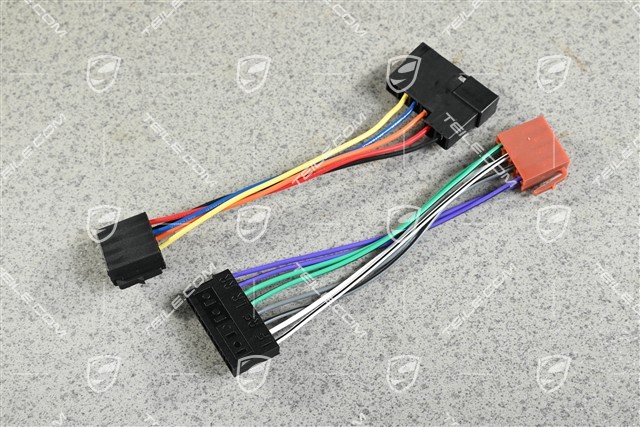 ISO DIN Anschluss / Adapterstecker für Porsche Classic Autoradio
