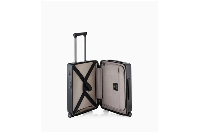 Porsche Design Roadster Hardcase 4W Trolley, black, size S, 38 x 55 x 23/27 cm