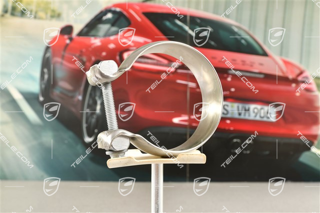 Exhaust system tail pipe clamp, L=R