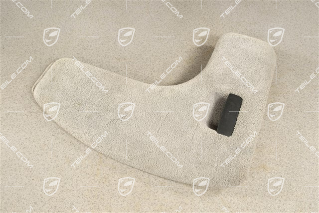 Osłona, Tapicerka bagażnika, perłowy welur, Steel grey, R