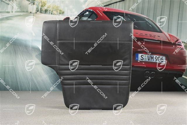 Notsitzkissen, Coupe/Targa, Leder, schwarz, L