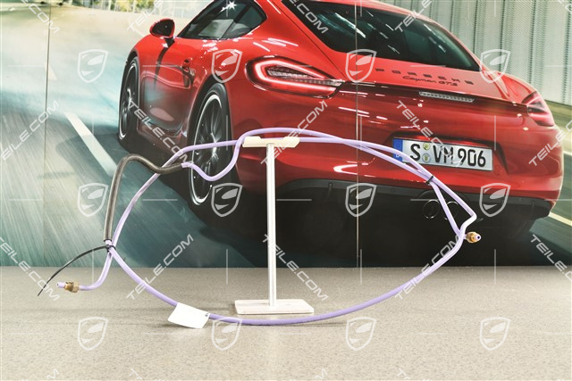 Pressure line, Air suspension, Front, Violet, L