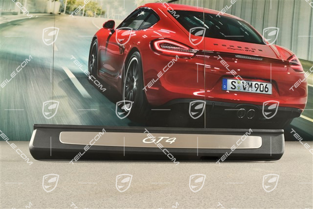 Blende, Einstiegleiste mit Beleuchtung, mit Schriftzug "GT4", L