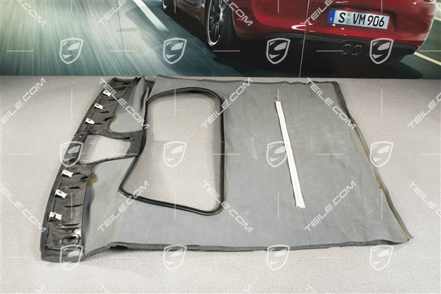 Dachverkleidung, coupé mit Schiebedach, Alcantara, schwarz