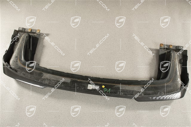 Turbo, Rear bumper lower cover spoiler / diffuser, Carbon