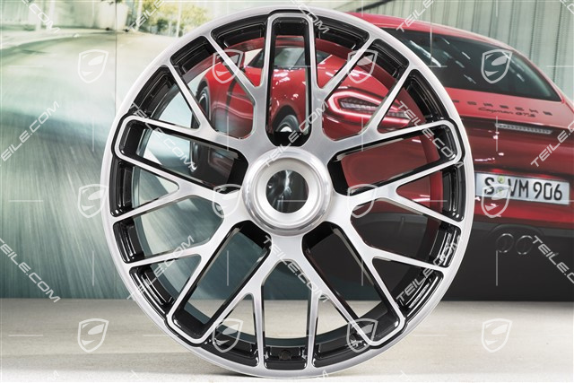 20" Komplet felg Turbo S, centalne mocowanie, 8,5J x 20 ET51 + 11J x 20 ET59
