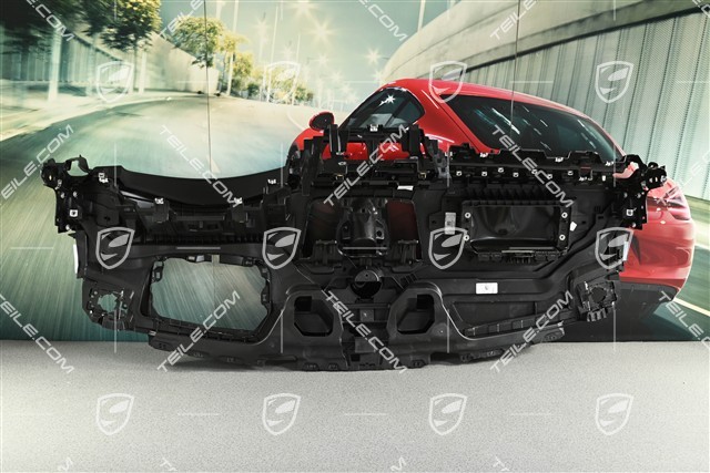 Dashboard / Console, upper part, leather, black, Head-up Display, (for trimming)