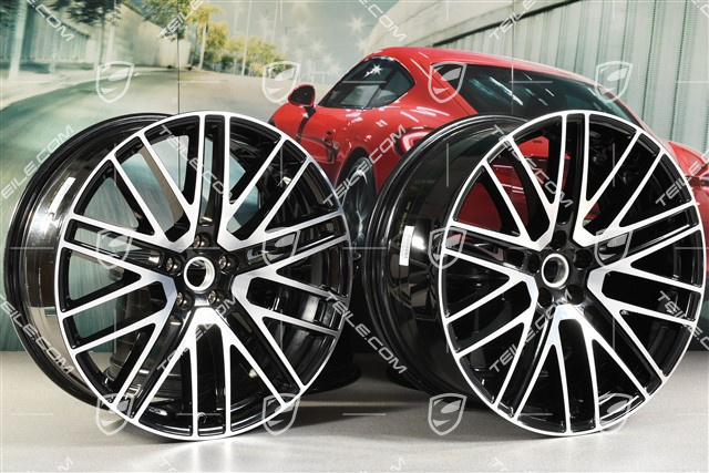 21" komplet felg "911 Turbo 5 Design", 9,5J x 21 ET27 + 10J x 21 ET19
