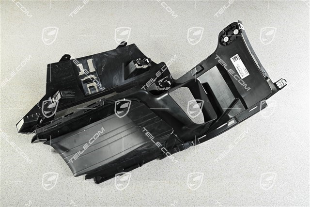 Retaining frame lateral, black, R