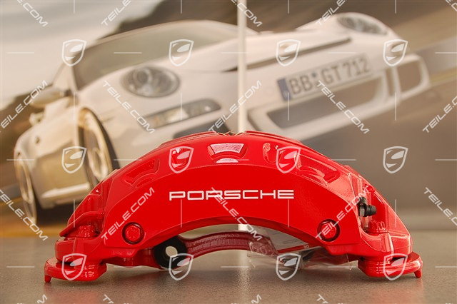 Festsattel/Bremssattel, rot, L