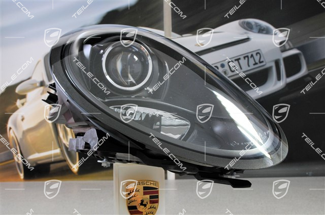 Xenon reflektor z dynamicznym doświetlaniem zakrętów, czarny, R