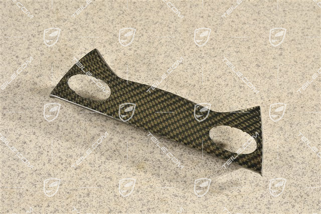 Schalterblende, 2 Löcher, Carbon