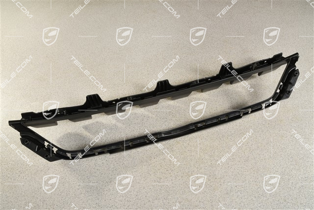 Retaining frame centre, GTS / Sport Design package, black mat