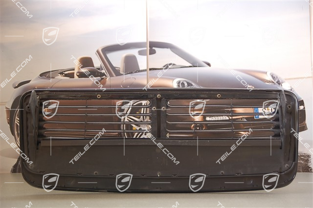 Heckspoilergitter, 2-teilig, kompl., inkl. Mittelst. u. Verstärkung, Carrera S