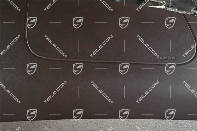 Schalttafel Verkleidung, Oberteil, Leder, Sport Chrono, cocoa,  leicht beschädigt