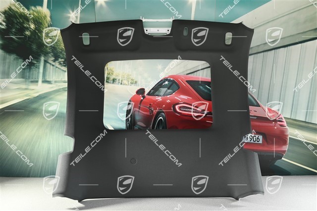 Tapicerka dachu, coupé z szyberdachem, czarna