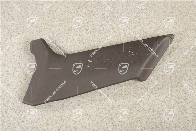 Centre console, Lateral cover, Leather, Espresso, L