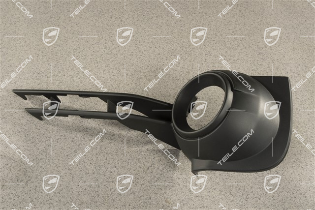 GTS / Turbo, Disc / cover for front bumper retaining frame, ACC with Night vision, Matt black, L