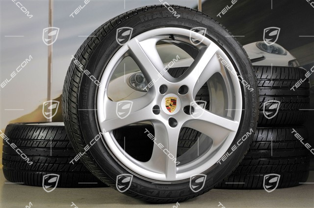 20" Sommerräder Satz Cayenne SportTechno, vo. 9" + hi. 9" ohne RDK