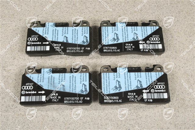 Audi Q5 / A6 C7 / A7 Brake pad set, front axle