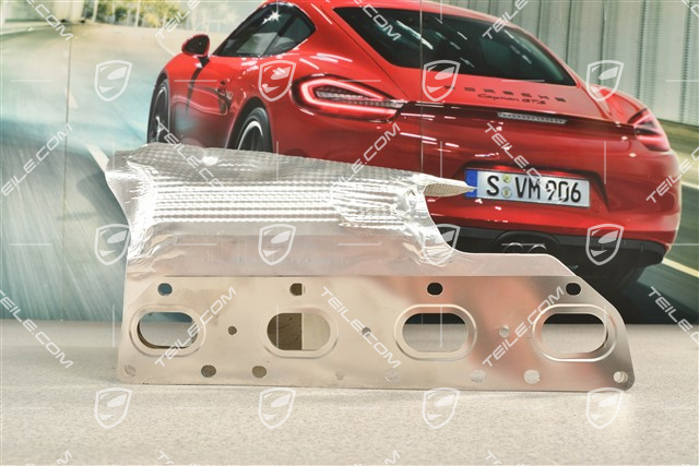 S / GTS, Exhaust manifold Heat shield integrated with gasket Cyl, 1-4