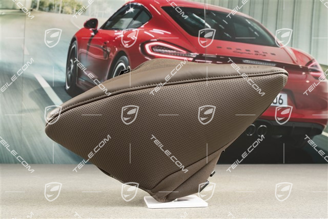 Backrest cover, Side part, with Airbag Perforated, Saddle Brown, R