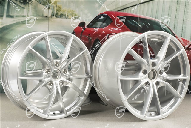 20" Carrera S (IV) komplet felg, felgi 8,5 J x 20 ET49 + 11,5 J x 20 ET76, do użytku z oponami letnimi