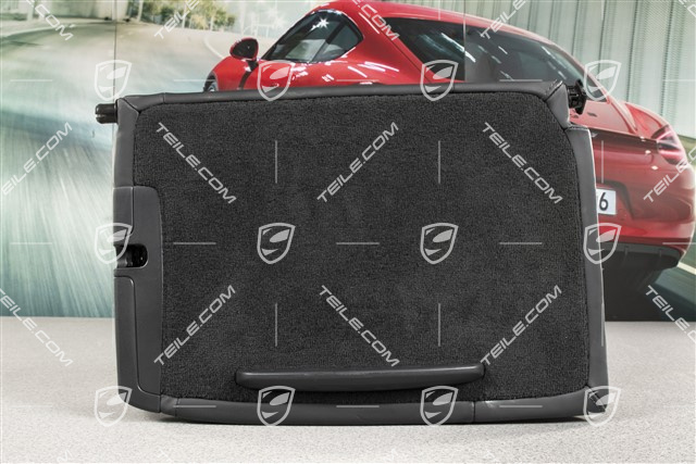 Back seat backrest, Rear, Leather, Black, Coupe, R