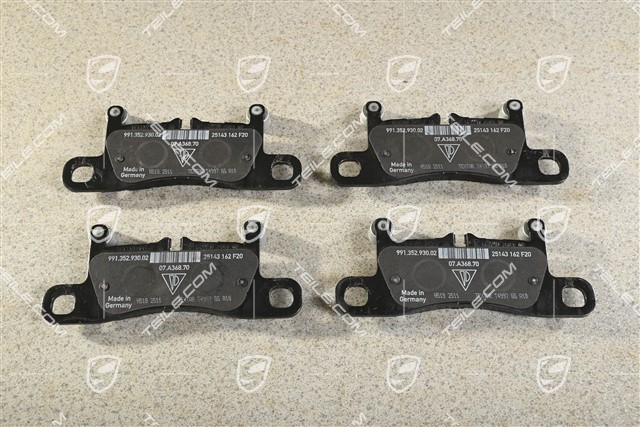 Bremsbelag-Reparatursatz, Basis 991.1