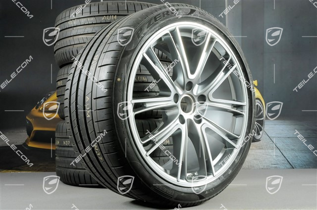 21" Koła letnie Exclusive Design, felgi 9,5J x 21 ET71 + 11,5J x 21 ET69 + opony letnie Pirelli 275/35 ZR21 + 315/30 ZR21, z czujnikami ciśnienia