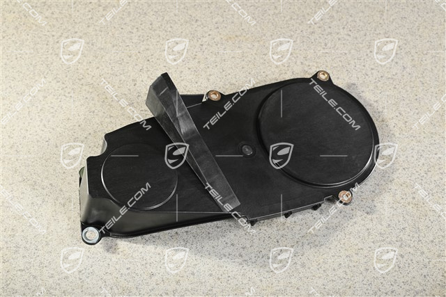 Cover for power steering pump drive belt