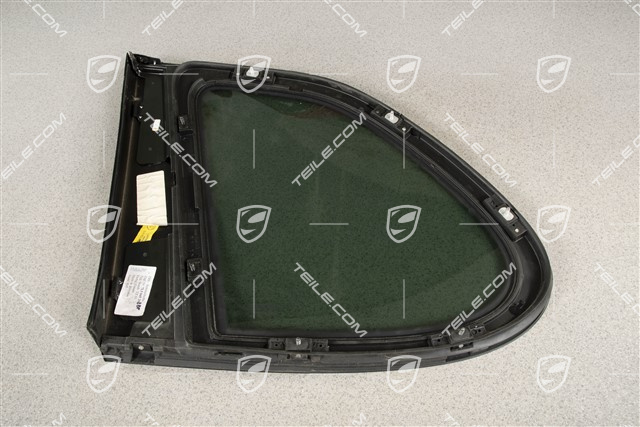 Seitenscheibe, getönt, Aluminiumpaket, Schwarz, R