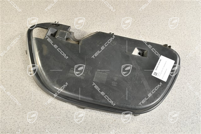 Prowadnica powietrza Turbo / GTS, czarna satyna, R