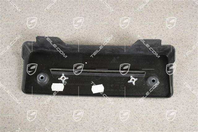 Front bumper number / Licence plate support, small (RoW)