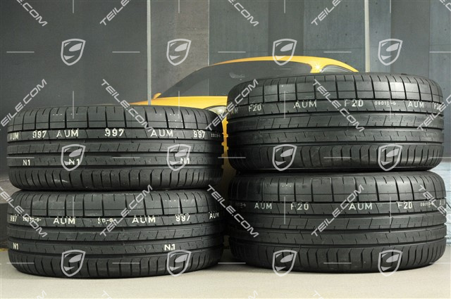 19-inch Boxster S summer wheel set, rims 8J x 19 ET57 + 10J x 19 ET45 + NEW Pirelli P Zero summer tyres 235/40 R19 + 265/40 R19