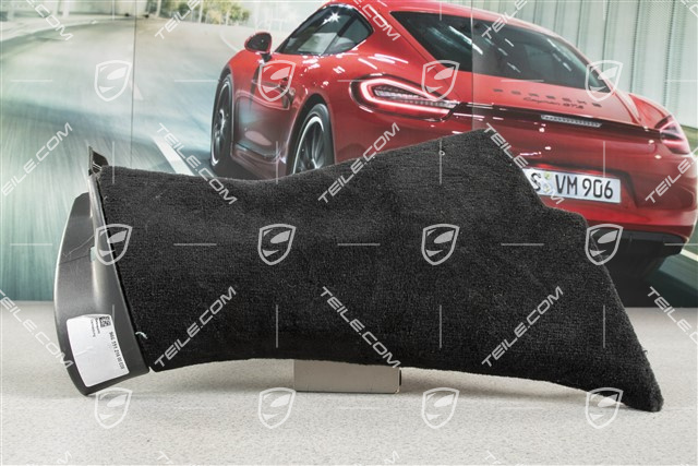 Verkleidung Sicherheitsgurt, Teppich, Schwarz, R