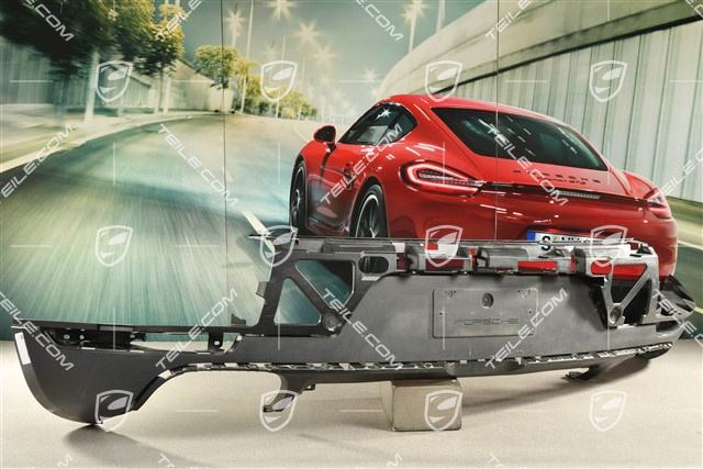 Rear bumper, lower lining, Black