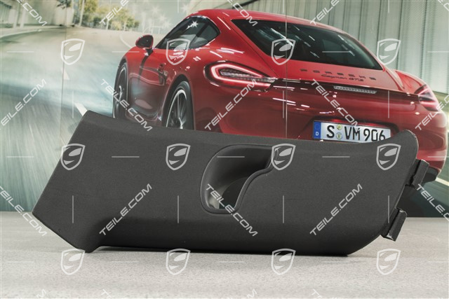 Verkleidung von C-Säule, Stoff, Oben, Schwarz, R