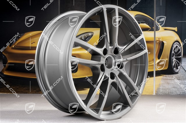 20" Felge Cayenne Sport, 9J x 20 ET50, Platinum-Seidenmatt